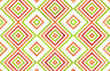 Sulu Boya geometrik desen.