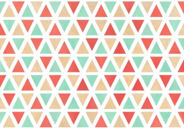 suluboya üçgen desen.