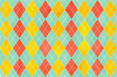 Suluboya elmas desen.