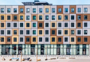 Kopenhag modern bina Cephesi.