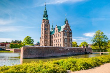 Kopenhag, Danimarka'daki Rosenborg Kalesi. Hollanda Rönesans tarzı