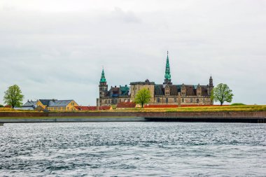 Elsinore Kronborg Kalesi Sahil görünümü, Danimarka