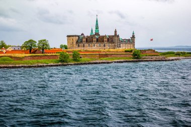 Elsinore Kronborg Kalesi Sahil görünümü, Danimarka