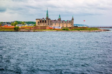 Elsinore Kronborg Kalesi Sahil görünümü, Danimarka