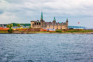 Elsinore Kronborg Kalesi Sahil görünümü, Danimarka