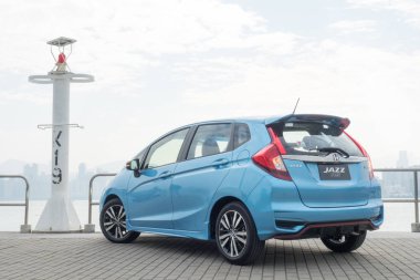 Hong Kong, Çin 12 Aralık 2017: Hong Kong Honda Jazz Rs 12 Aralık 2017.