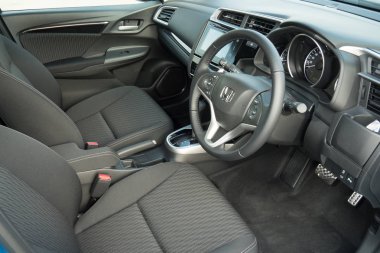 Hong Kong, Çin 12 Aralık 2017: Honda Jazz Rs 2018 iç Aralık 12 2017 yılında Hong Kong.