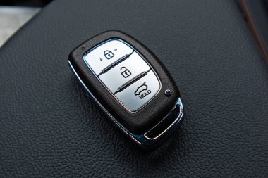 Hong Kong, Çin 10 Jan 2018: Hyundai Ioniq Ev 2018 kablosuz anahtar Jan 10 2018 yılında Hong Kong.