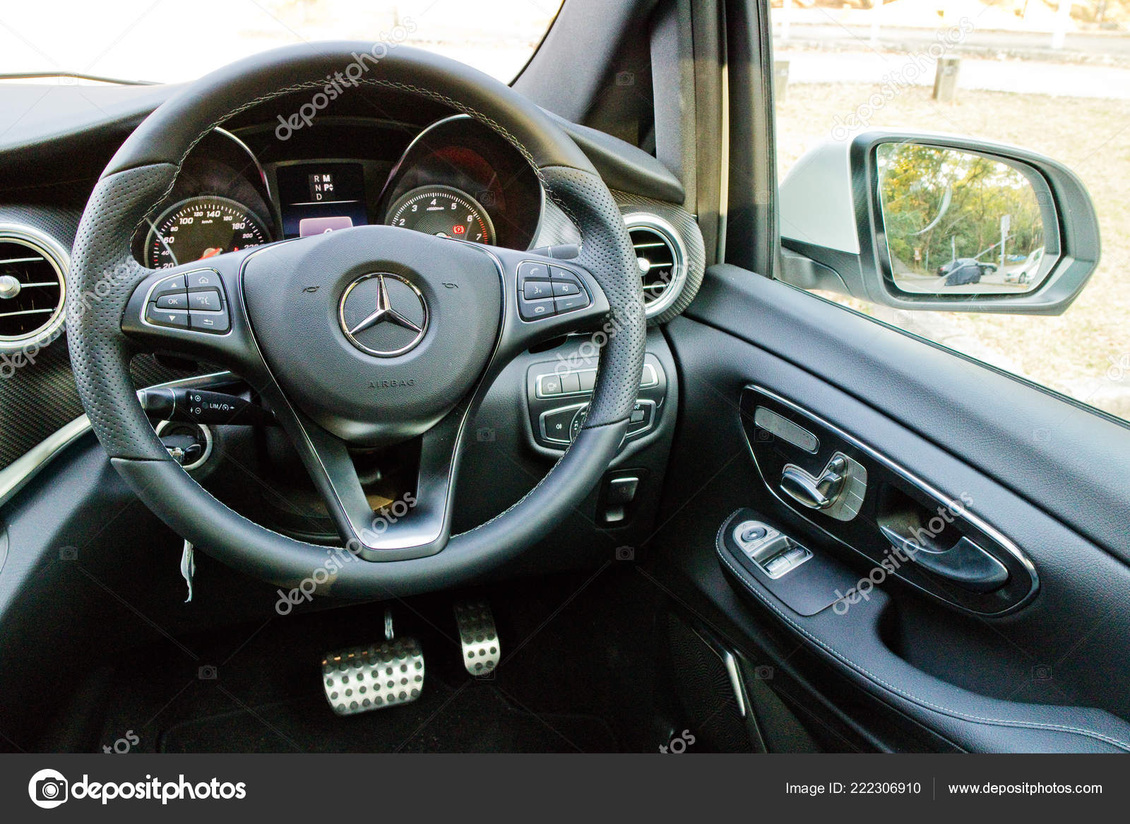 Hong Kong China Feb 2018 Mercedes Benz Class 2018 Interior