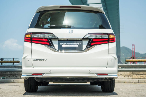 Hong Kong, China April 4, 2018 : Honda Odyssey 2018 Test Drive Day April 4 2018 in Hong Kong.