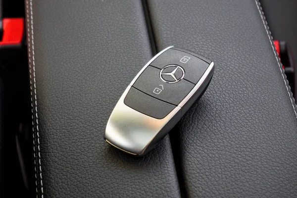 Croatia Balkans March 2018 Mercedes Benz Class 2018 Wireless Key — Stock Photo, Image