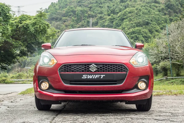 Hong Kong China April 2018 Suzuki Swift 2018 Test Drive — Stock Photo, Image