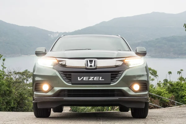 Hong Kong China Abril 2018 Honda Vezel 2018 Test Drive — Foto de Stock