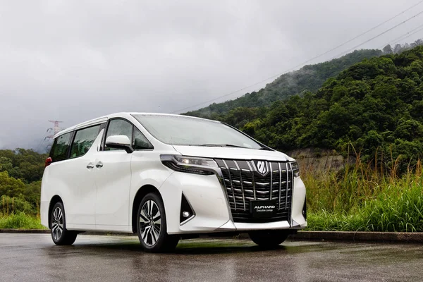 Hong Kong China Mai 2018 Toyota Alphard 2018 Testfahrt Tag — Stockfoto