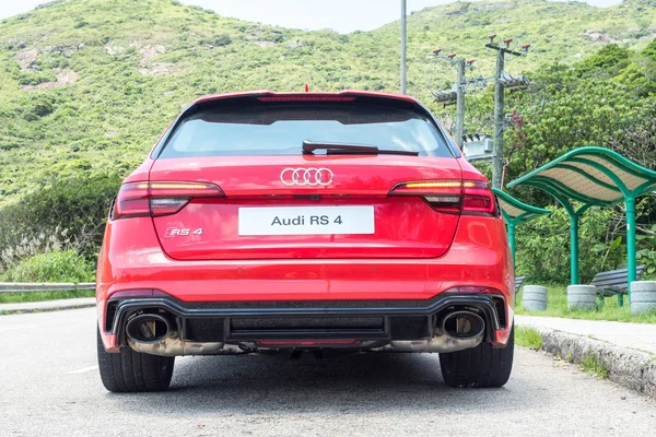 Hong Kong China Mayo 2018 Audi Rs4 2018 Test Drive — Foto de Stock