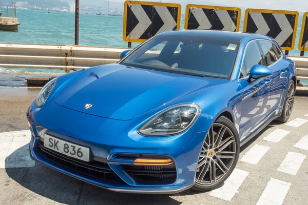 Hong Kong China Mayo 2018 Porsche Panamera 2018 Test Drive — Foto de Stock