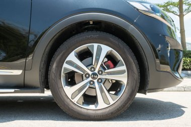 Hong Kong, Çin 31 Mayıs 2018: Kia Sorento Gt 2018 tekerlek Mayıs 31 2018 yılında Hong Kong.