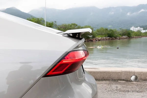 Hong Kong China Ago 2018 Audi Sportback 2018 Ala Trasera — Foto de Stock