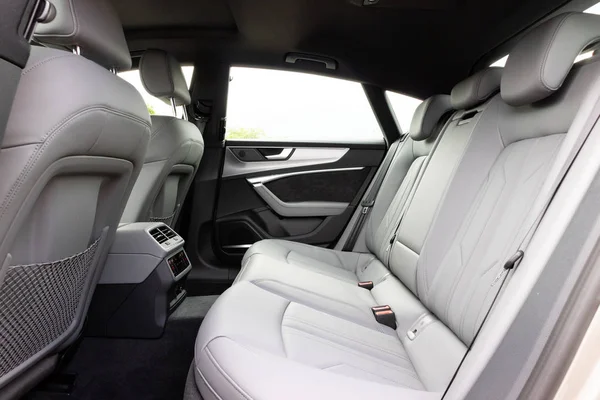 Hong Kong China Aug 2018 Audi Sportback 2018 Rear Seat — Stock Photo, Image