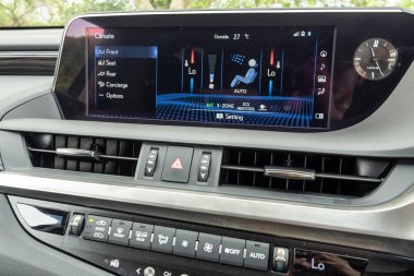 Hong Kong, Çin 15 Ekim 2018: Lexus Ex250 2018 Pano Ekim 15 2018 yılında Hong Kong.