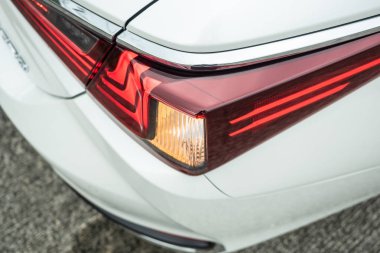 Hong Kong, Çin 15 Ekim 2018: Lexus Ex250 2018 Test sürücü gün Ekim 15 2018 yılında Hong Kong.