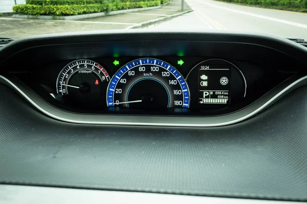 Hong Kong China Aug 2018 Suzuki Solio Hybrid 2018 Dashboard — Stock Photo, Image