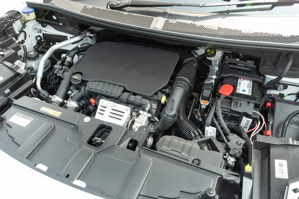 Hong Kong, Çin 28 Eylül 2018: Hong Kong Peugeot 3008 2018 motoru 28 Eylül 2018.