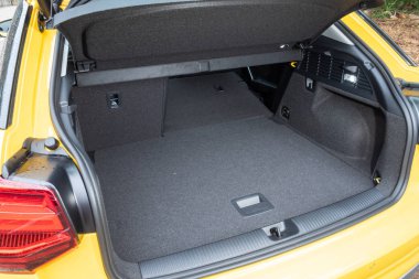 Hong Kong, Çin 27 Kasım 2018: Audi Q2 2018 gövde Kasım 27 2018 yılında Hong Kong.