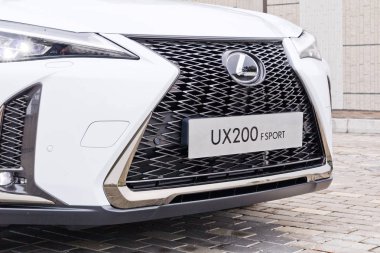 Hong Kong, Çin 1 Ocak 2019: Lexus Ux 200 2018 Test sürüşü gün 1 Ocak 2019 Hong Kong.