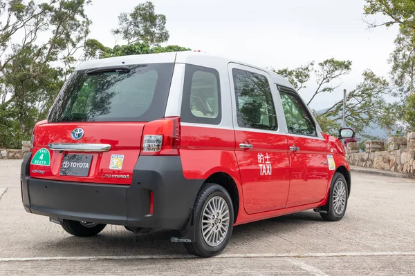Toyota Hong Kong Taxi 2019 Test Drive día — Foto de Stock