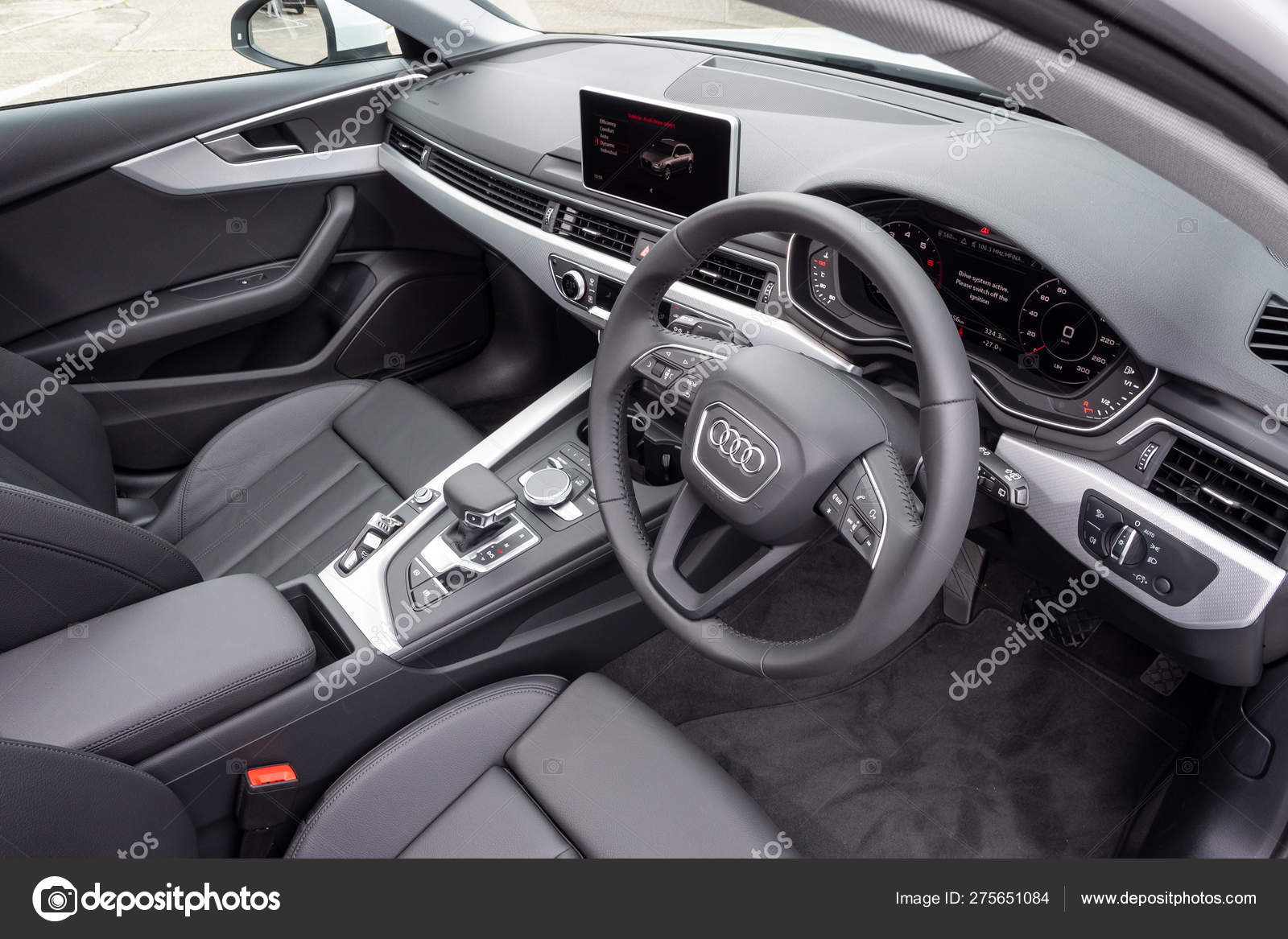 Audi A4 Avant 40 Interior Stock Editorial Photo