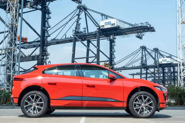 Jaguar I-Pace día de prueba de conducción — Foto de Stock