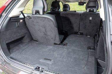 Hong Kong, Çin 16 Mart 2020: Volvo XC90 T6 2020 Bagaj 16 Mart 2020.