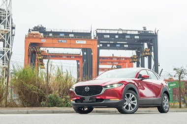 Hong Kong, Çin 6 Mart 2020 Mazda CX-30 2020 Test sürüşü 6 Mart 2020, Hong Kong.