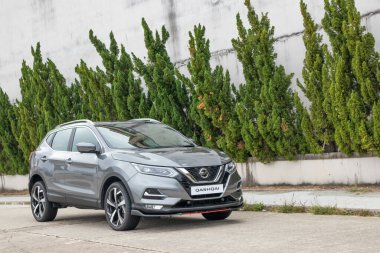 Hong Kong, Çin 21 Ocak 2020 Nissan Qashqai 2020 Test sürüşü 21 Ocak 2020, Hong Kong.