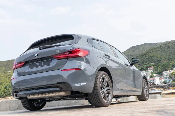 Hong Kong, Çin 10 Mart 2020: BMW The118 2020 Test sürüşü 10 Mart 2020, Hong Kong.