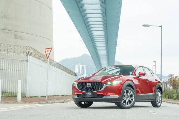 Hong Kong Kína Március 2020 Mazda 2020 Tesztvezetés Március 2020 — Stock Fotó