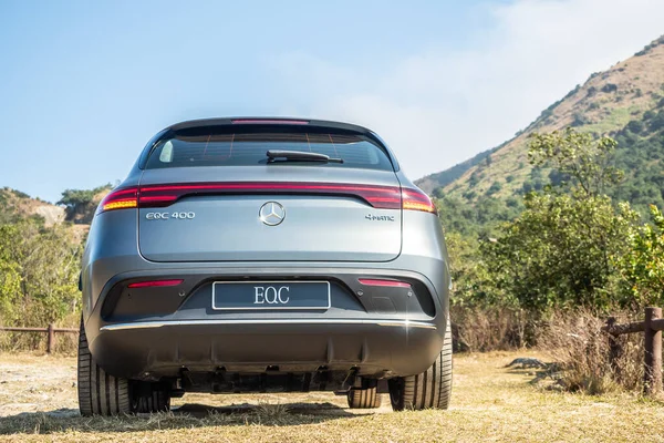 Hong Kong China Jan 2020 Mercedes Benz Eqc 2020 Test — Foto de Stock