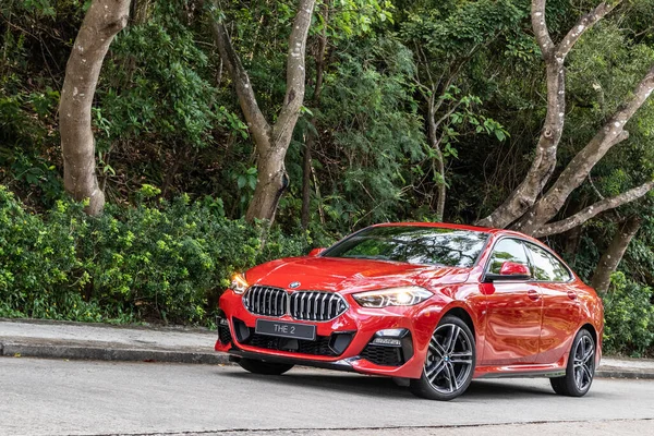 Hong Kong Čína Června 2020 Bmw 218I Test Drive Day — Stock fotografie