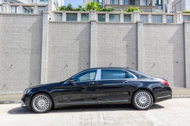 Hong Kong, Çin 18 Haziran 2020 Mercedes-Maybach S-Sınıfı Test Sürüşü 18 Haziran 2020, Hong Kong.