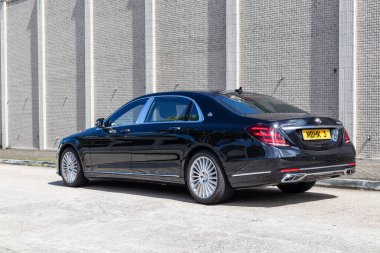 Hong Kong, Çin 18 Haziran 2020 Mercedes-Maybach S-Sınıfı Test Sürüşü 18 Haziran 2020, Hong Kong.
