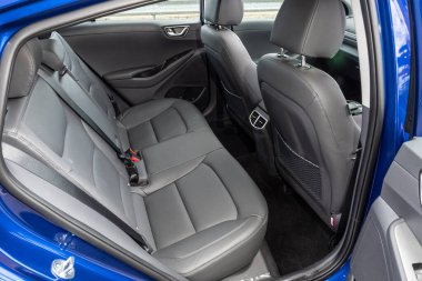 Hong Kong, Çin 3 Haziran 2020: Hyundai IONIQ Elektrik EV İç Deney Günü 3 Haziran 2020.