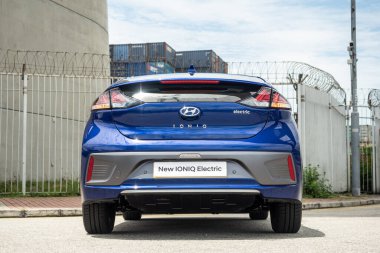 Hong Kong, Çin 3 Haziran 2020: Hyundai IONIQ Elektrik Test Günü 3 Haziran 2020.