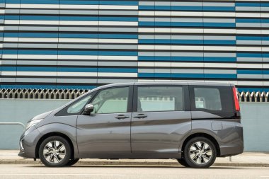 Hong Kong, Çin 27 Mayıs 2020: Honda Stepwgn Test Sürüşü 27 Mayıs 2020.