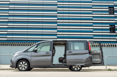 Hong Kong, Çin 27 Mayıs 2020: Honda Stepwgn Test Sürüşü 27 Mayıs 2020.