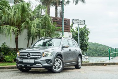 Hong Kong, Çin 21 Mayıs 2020: Mercedes-Benz GLB Test Sürüşü 21 Mayıs 2020.