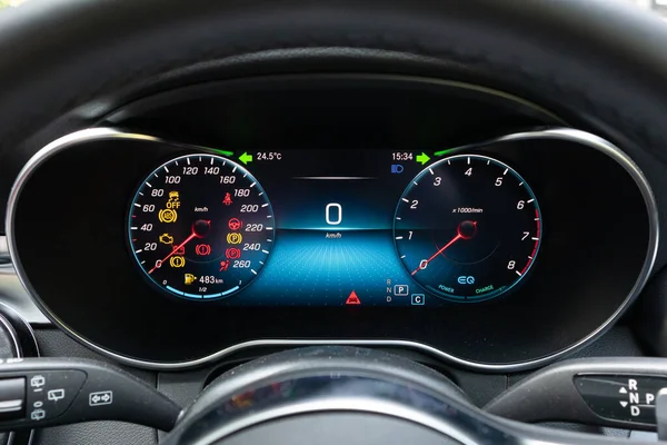 2020 Mercedes Benz Glc 2020 Dashboard 2020 Hong Kong — 스톡 사진