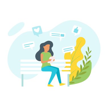 Online alışveriş yapma kadın