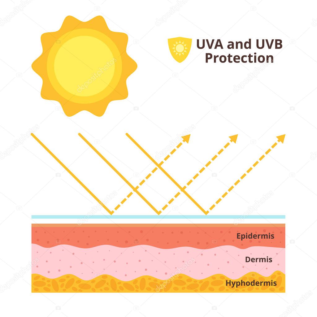 Uva and uvb protection concept