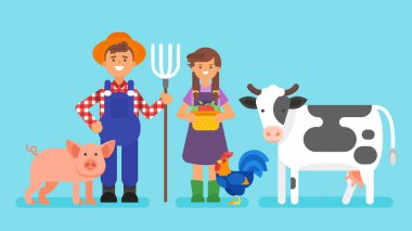 çiftçiler erkek ve kadın